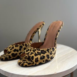 Leopard print heels